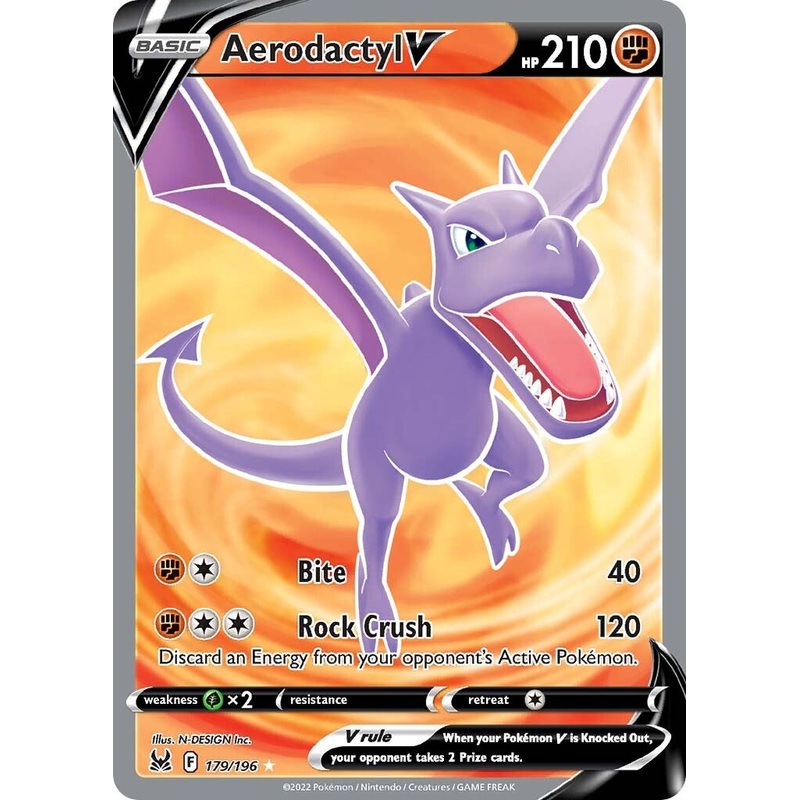 Aerodactyl V (179/196) [Sword & Shield: Lost Origin]