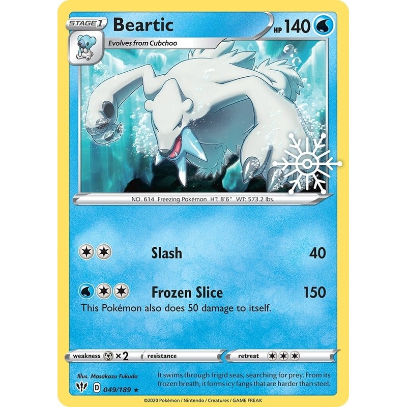 Beartic (049/189) (Holiday Calendar) [Sword & Shield: Darkness Ablaze]