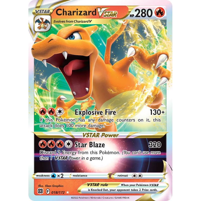 Charizard VSTAR (018/172) (Jumbo Card) [Sword & Shield: Brilliant Stars]