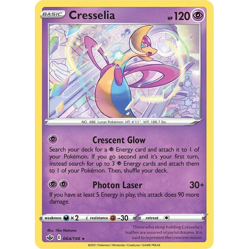 Cresselia (064/198) (Theme Deck Exclusive) [Sword & Shield: Chilling Reign]