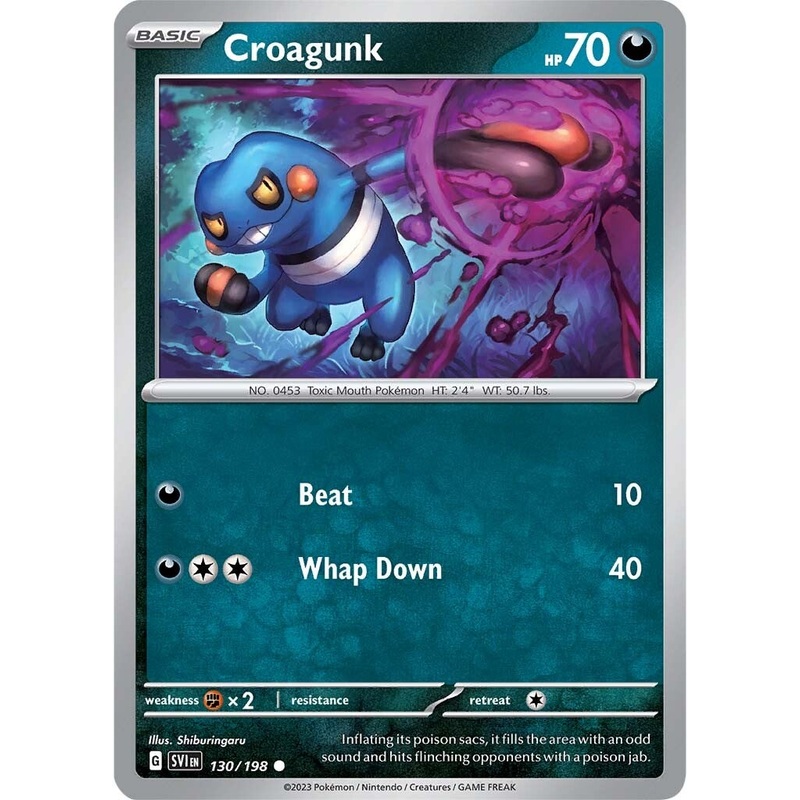 Croagunk (130/198) [Scarlet & Violet: Base Set]
