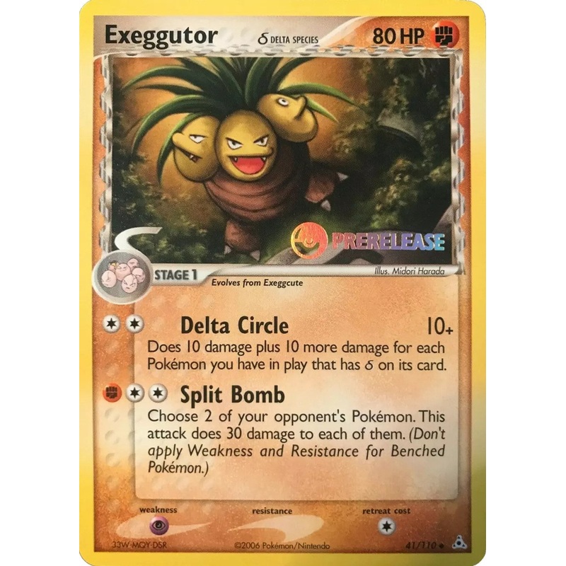 Exeggutor (41/110) (Prerelease) [EX: Holon Phantoms]