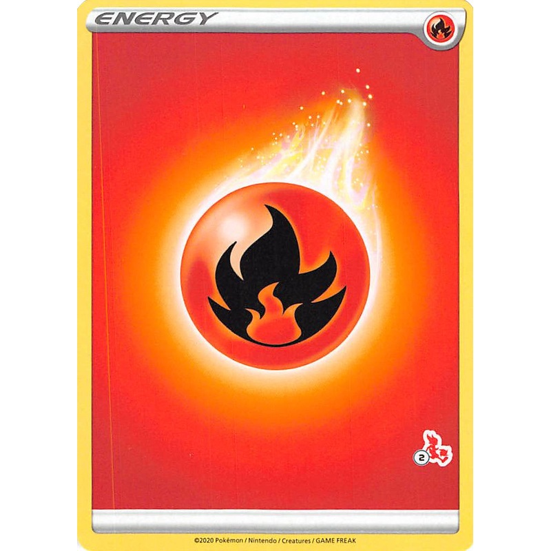 Fire Energy (Cinderace Stamp #2) [Battle Academy 2022]