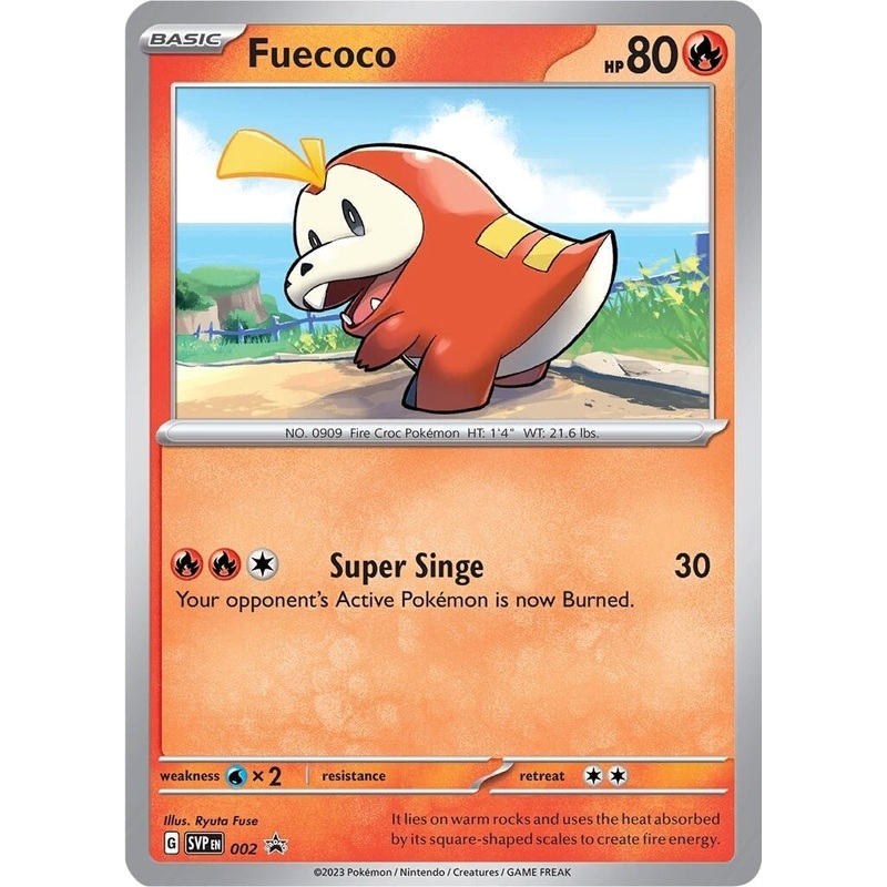 Fuecoco (002) [Scarlet & Violet: Black Star Promos]