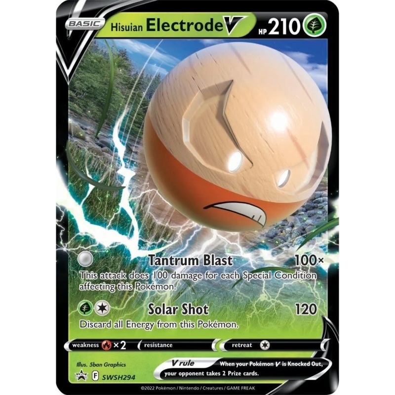 Hisuian Electrode V (SWSH294) [Sword & Shield: Black Star Promos]