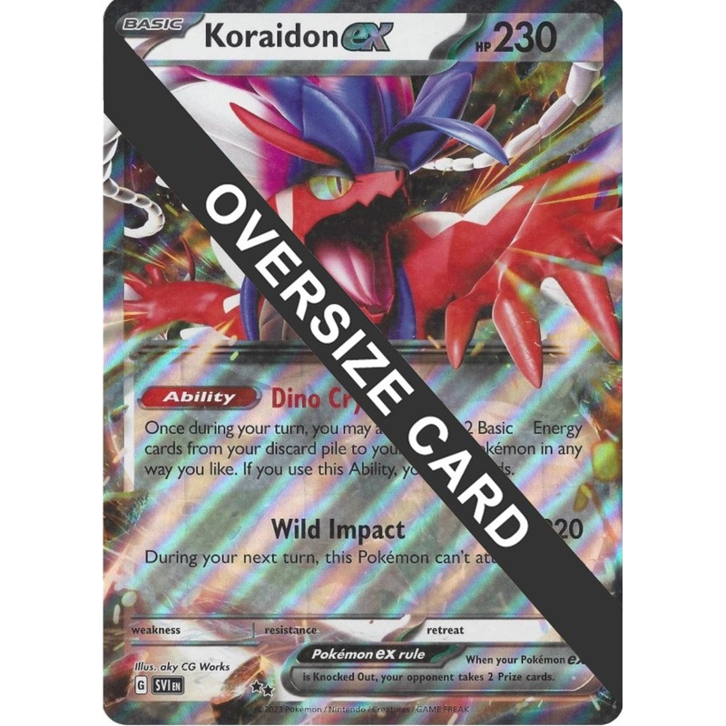 Koraidon ex (125/198) (Jumbo Card) [Scarlet & Violet: Base Set]