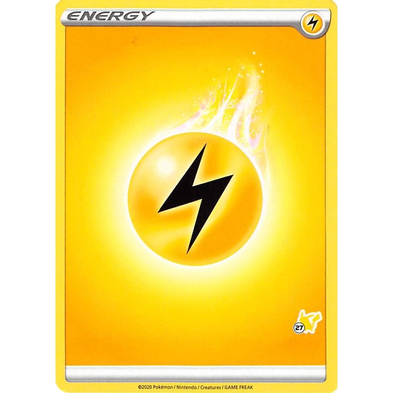 Lightning Energy (Pikachu Stamp #27) [Battle Academy 2022]