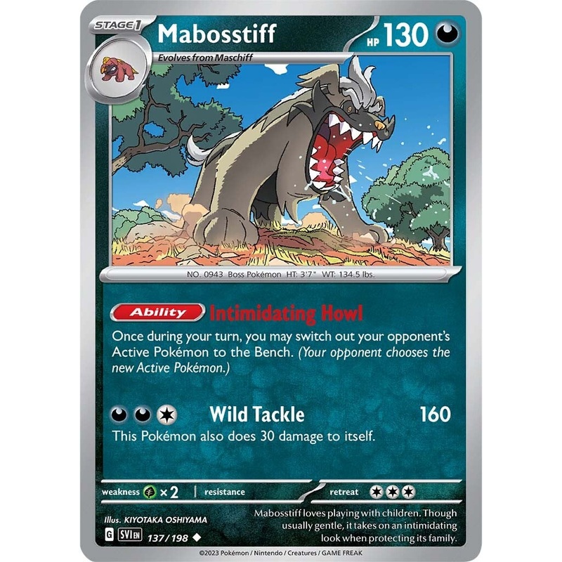 Mabosstiff (137/198) [Scarlet & Violet: Base Set]