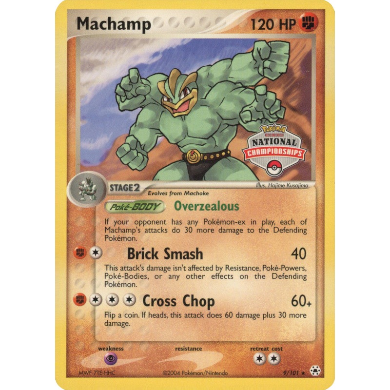 Machamp (9/101) (National Championships Promo) [EX: Hidden Legends]