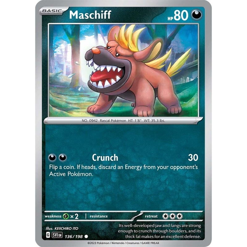 Maschiff (136/198) [Scarlet & Violet: Base Set]