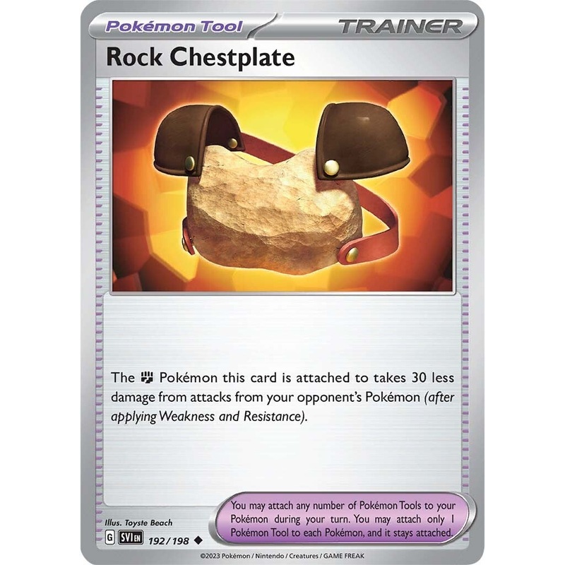 Rock Chestplate (192/198) [Scarlet & Violet: Base Set]