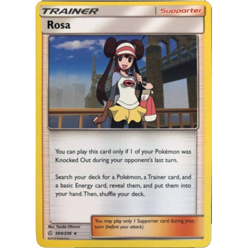 Rosa (204/236) (Build & Battle Box Exclusive) [Sun & Moon: Cosmic Eclipse]