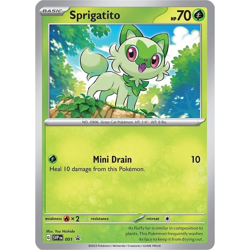 Sprigatito (001) [Scarlet & Violet: Black Star Promos]