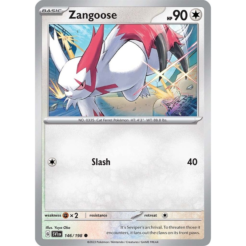 Zangoose (146/198) [Scarlet & Violet: Base Set]