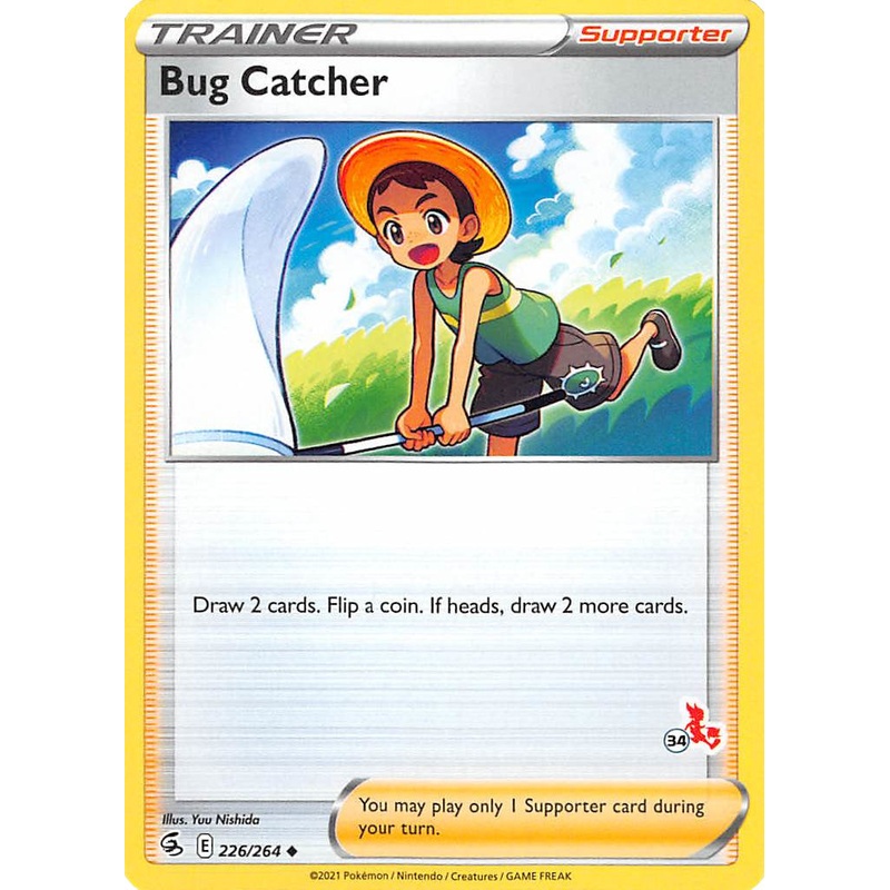 Bug Catcher (226/264) (Cinderace Stamp #34) [Battle Academy 2022]