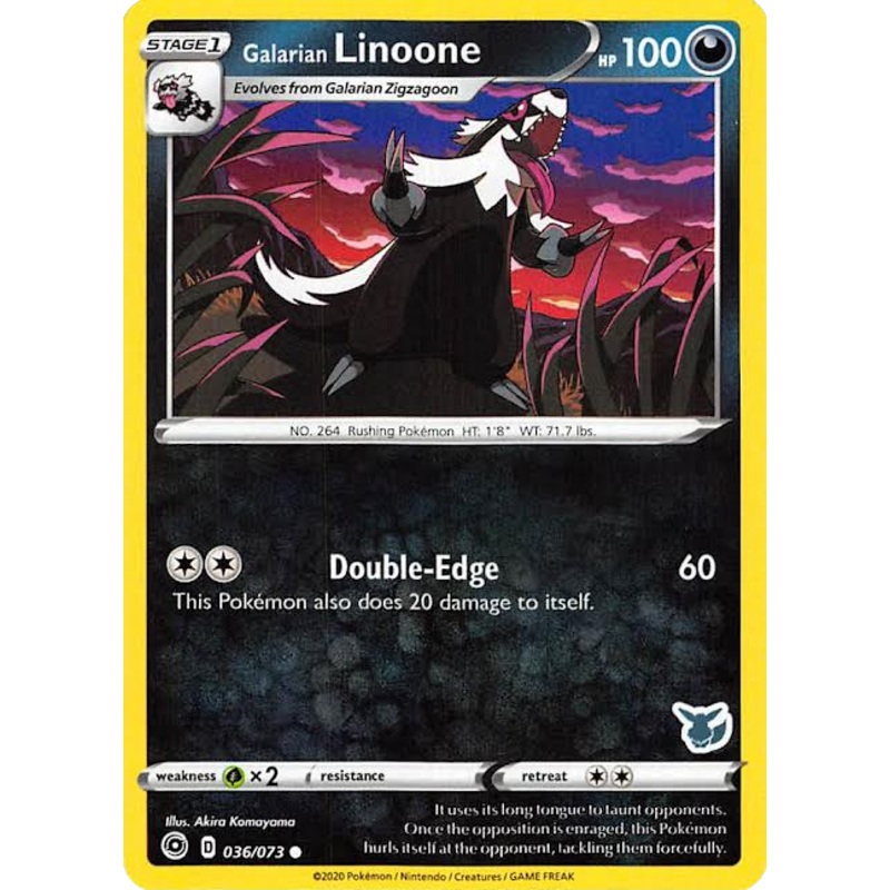 Galarian Linoone (036/073) (Eevee Deck) [Battle Academy 2022]
