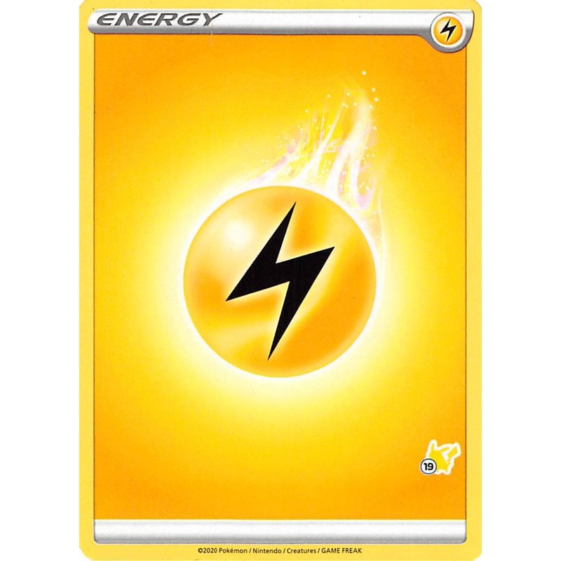 Lightning Energy (Pikachu Stamp #19) [Battle Academy 2022]