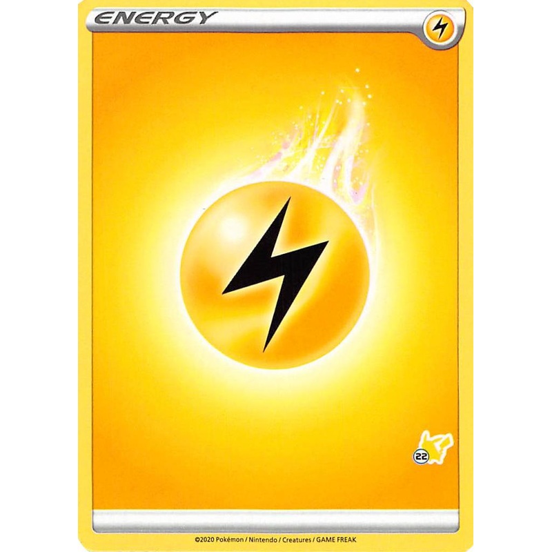 Lightning Energy (Pikachu Stamp #22) [Battle Academy 2022]