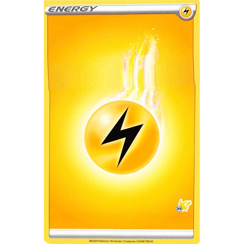 Lightning Energy (Pikachu Stamp #39) [Battle Academy 2022]