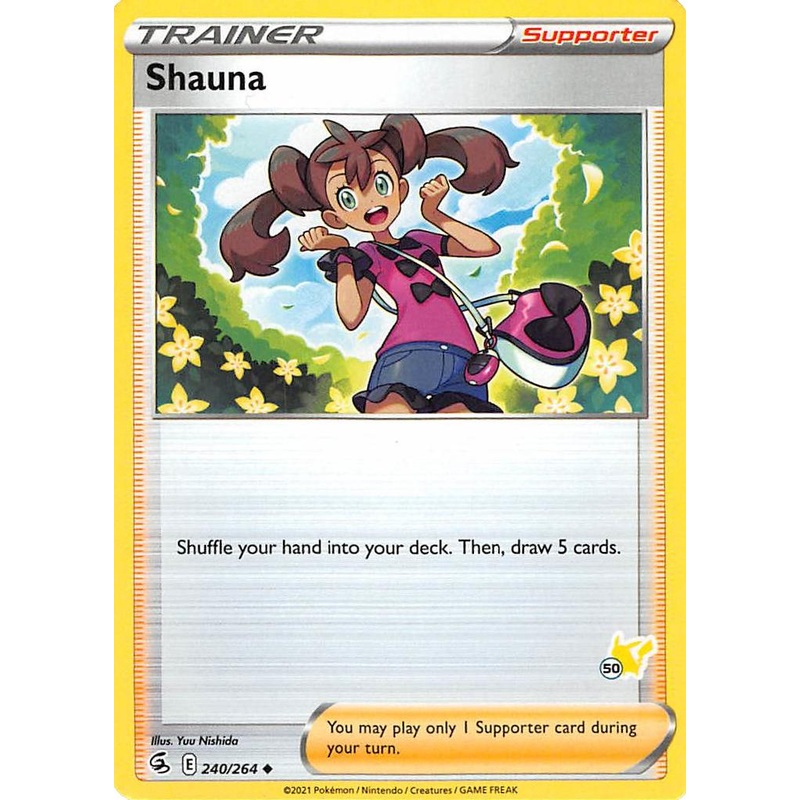 Shauna (240/264) (Pikachu Stamp #50) [Battle Academy 2022]