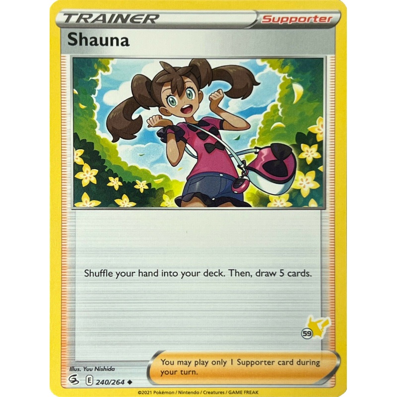 Shauna (240/264) (Pikachu Stamp #59) [Battle Academy 2022]