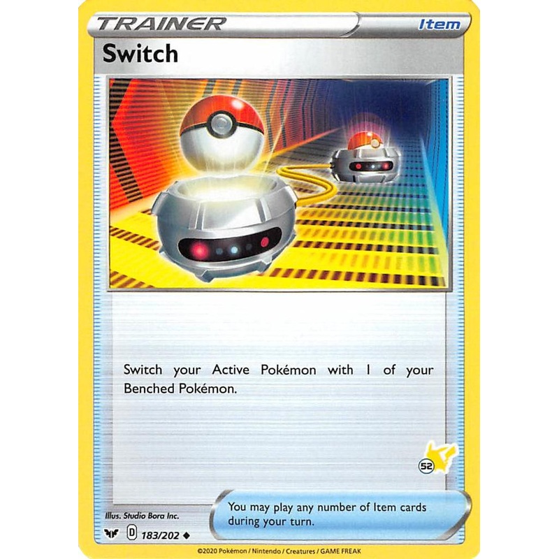 Switch (183/202) (Pikachu Stamp #52) [Battle Academy 2022]