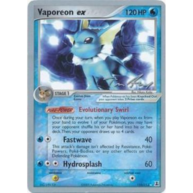 Vaporeon ex (110/113) (Legendary Ascent - Tom Roos) [World Championships 2007]