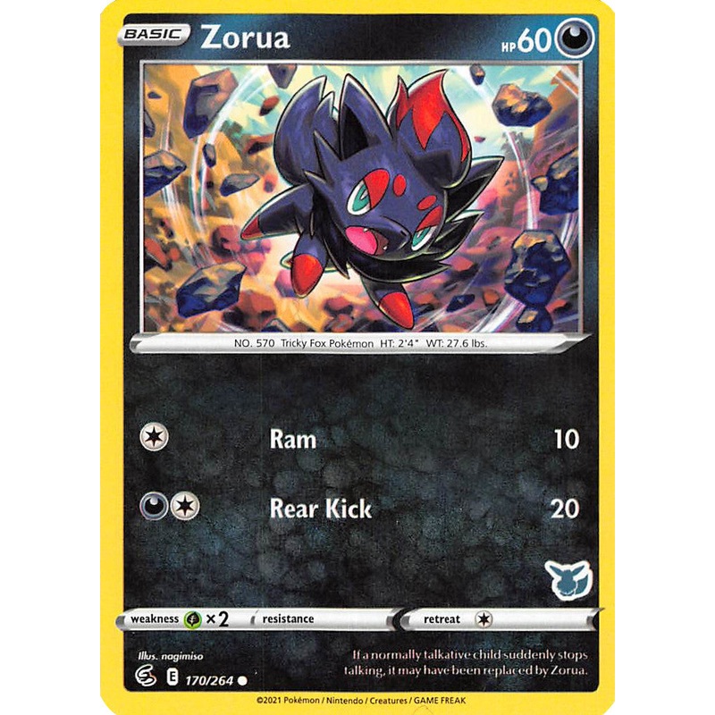 Zorua (170/264) (Eevee Deck) [Battle Academy 2022]