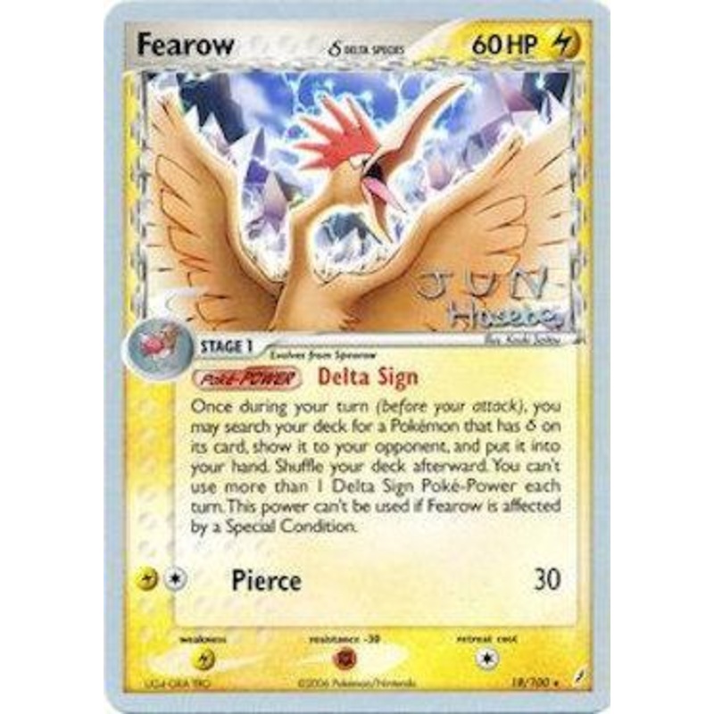 Fearow (18/100) (Delta Species) (Flyvees - Jun Hasebe) [World Championships 2007]