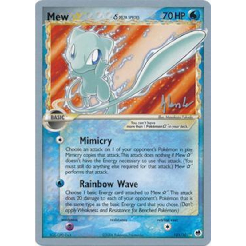Mew Star (101/101) (Delta Species) (Empotech - Dylan Lefavour) [World Championships 2008]