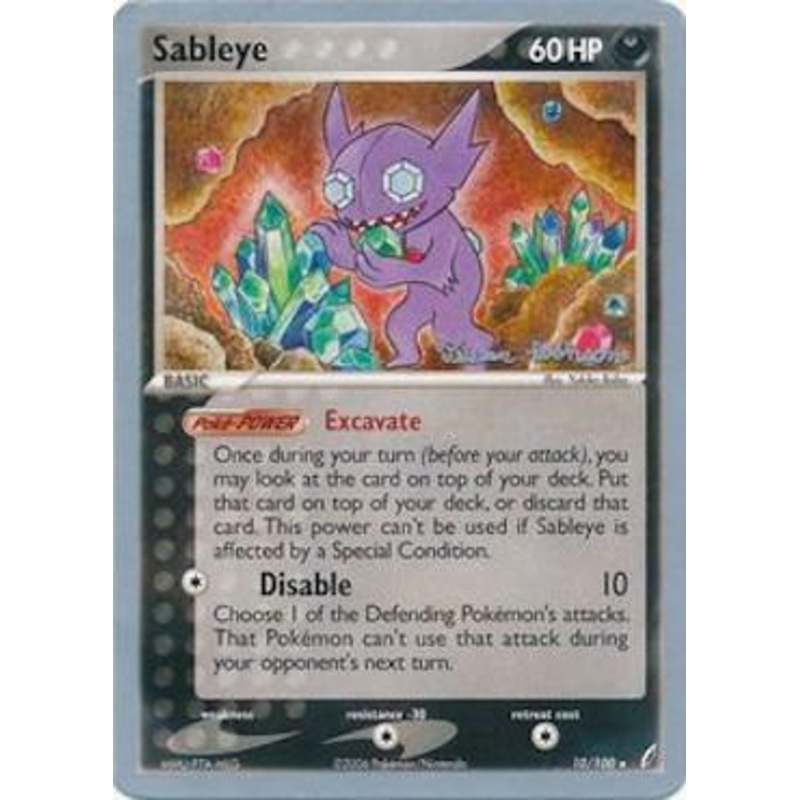 Sableye (10/100) (Intimidation - Tristan Robinson) [World Championships 2008]
