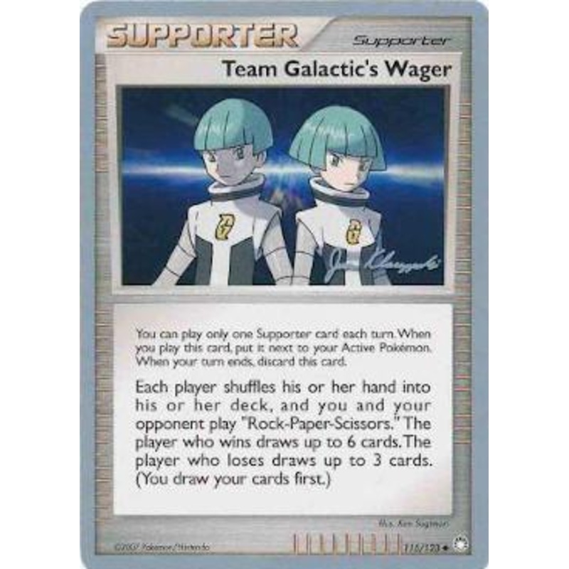 Team Galactic's Wager (115/123) (Psychic Lock - Jason Klaczynski) [World Championships 2008]