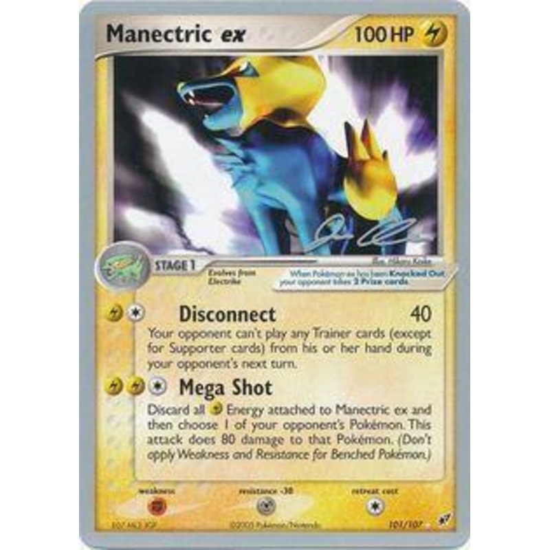 Manectric ex (101/107) (Mewtrick - Jason Klaczynski) [World Championships 2006]