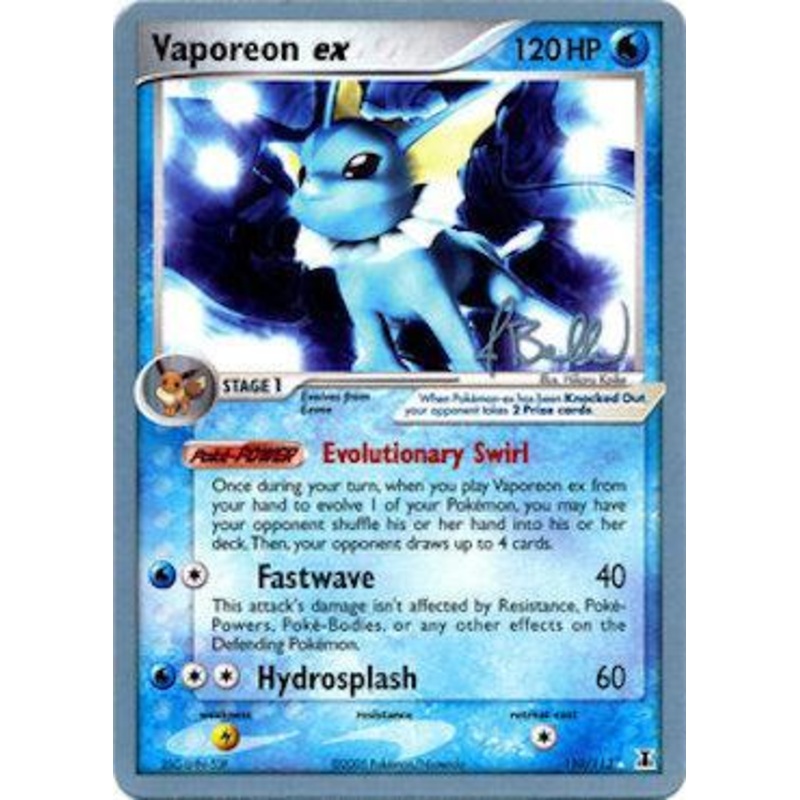 Vaporeon ex (110/113) (Eeveelutions - Jimmy Ballard) [World Championships 2006]