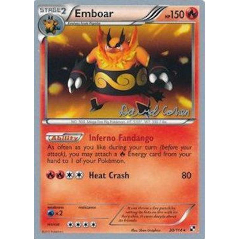 Emboar (20/114) (Twinboar - David Cohen) [World Championships 2011]