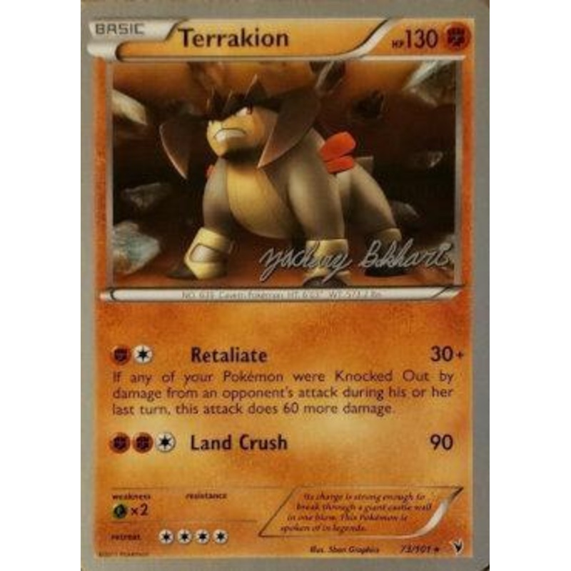 Terrakion (73/101) (CMT - Zachary Bokhari) [World Championships 2012]