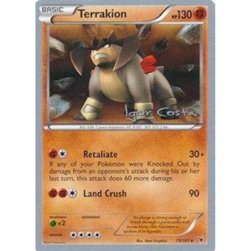 Terrakion (73/101) (Pesadelo Prism - Igor Costa) [World Championships 2012]