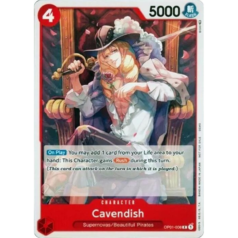 Cavendish [One Piece Demo Deck Cards]
