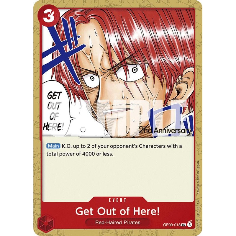 Get Out of Here! [Emperors in the New World: 2nd Anniversary Tournament Cards]