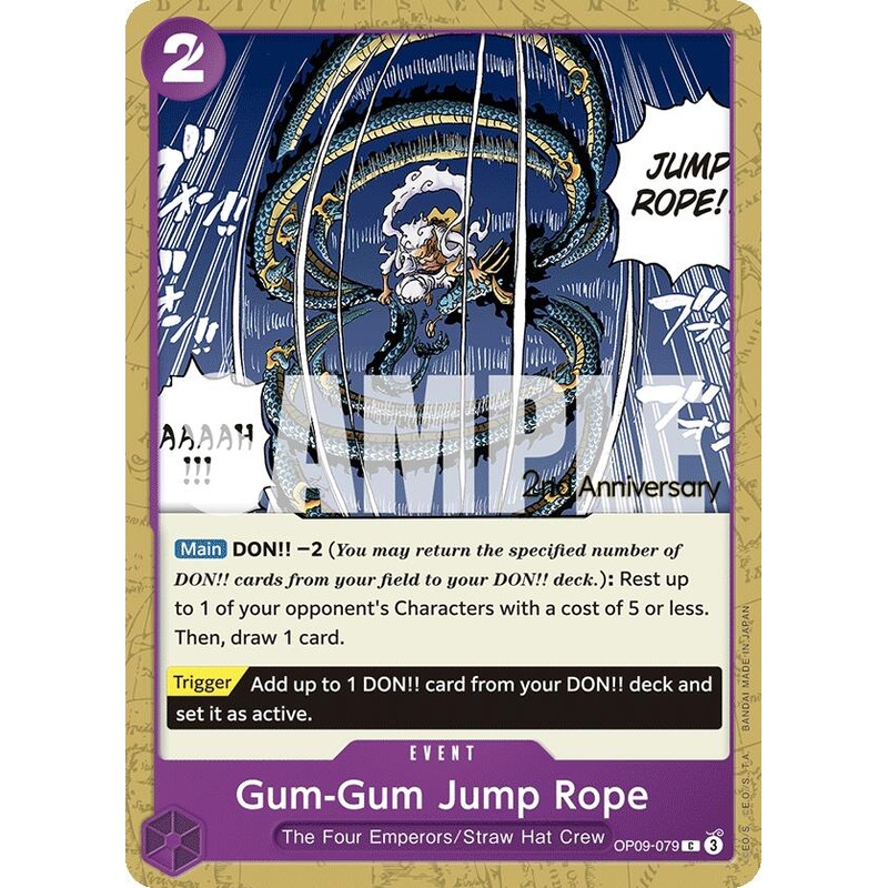 Gum-Gum Jump Rope [Emperors in the New World: 2nd Anniversary Tournament Cards]