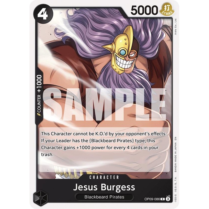 Jesus Burgess (Reprint) [Starter Deck: Black Marshall.D.Teach]