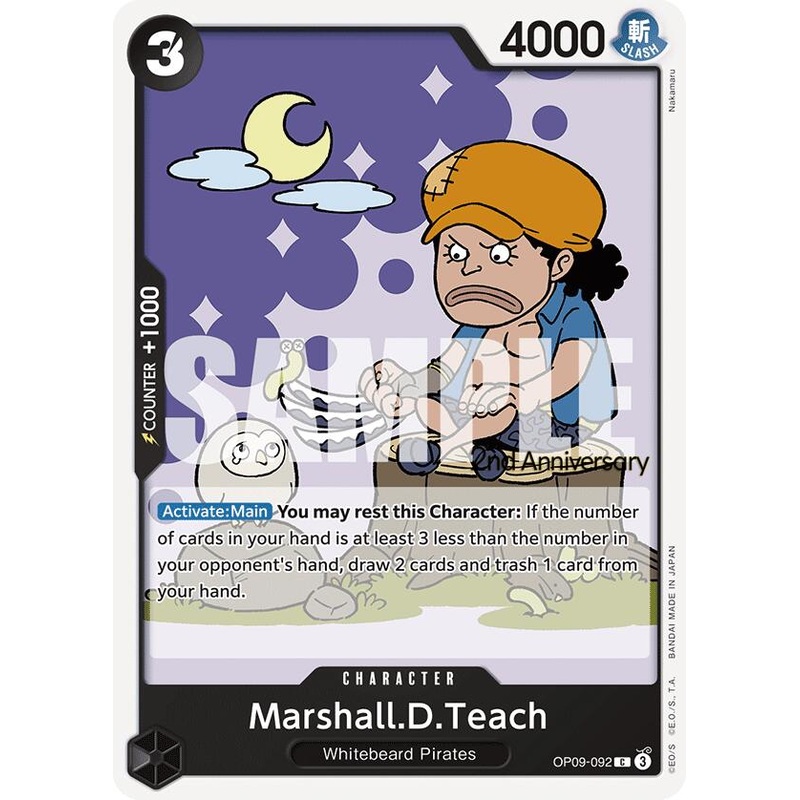 Marshall.D.Teach [Emperors in the New World: 2nd Anniversary Tournament Cards]