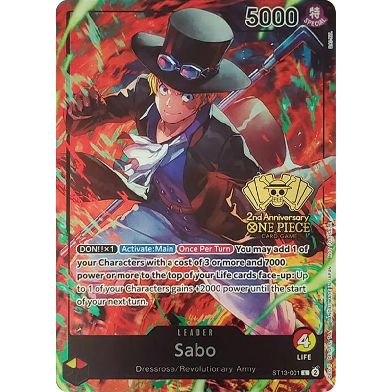 Sabo (2nd Anniversary Tournament) [One Piece Promotion Cards]