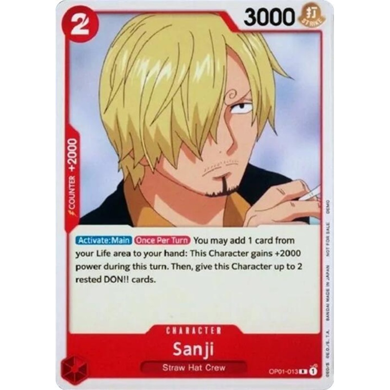 Sanji [One Piece Demo Deck Cards]