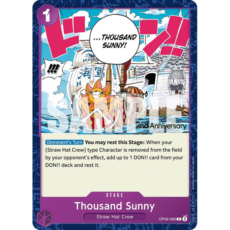 Thousand Sunny [Emperors in the New World: 2nd Anniversary Tournament Cards]