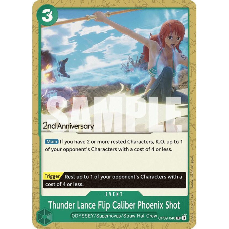 Thunder Lance Flip Caliber Phoenix Shot [Emperors in the New World: 2nd Anniversary Tournament Cards]