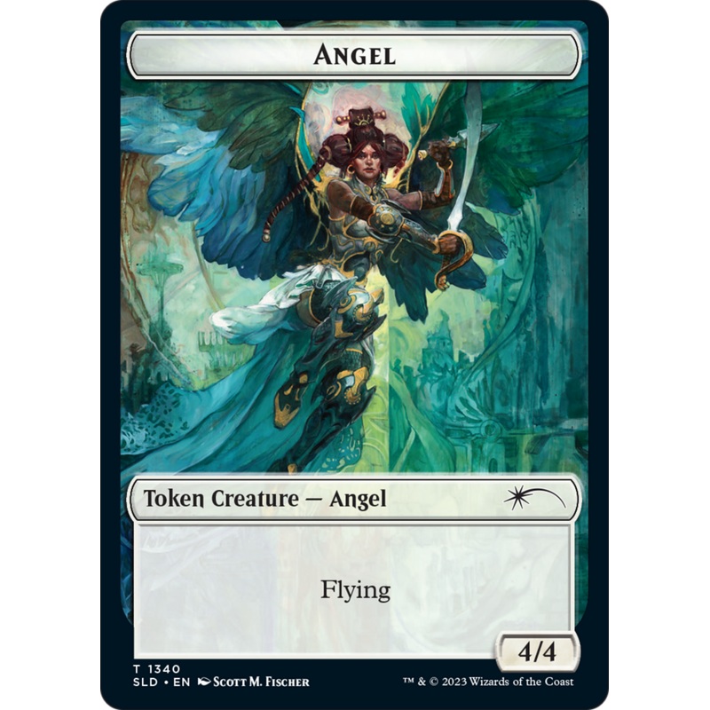 Angel (SLD) // Soldier (GRN) Double-Sided Token [Secret Lair: Angels Tokens]