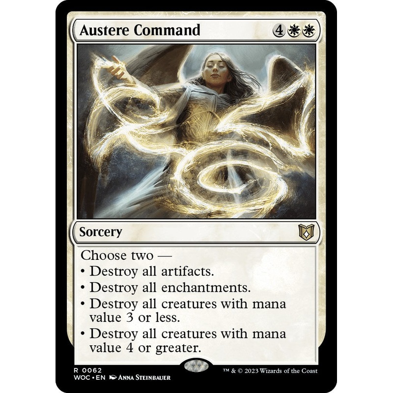 Austere Command [Wilds of Eldraine Commander]
