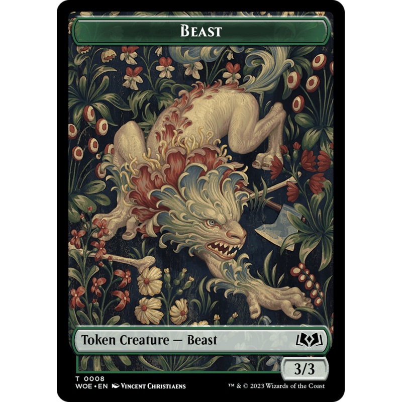 Beast Token [Wilds of Eldraine Tokens]