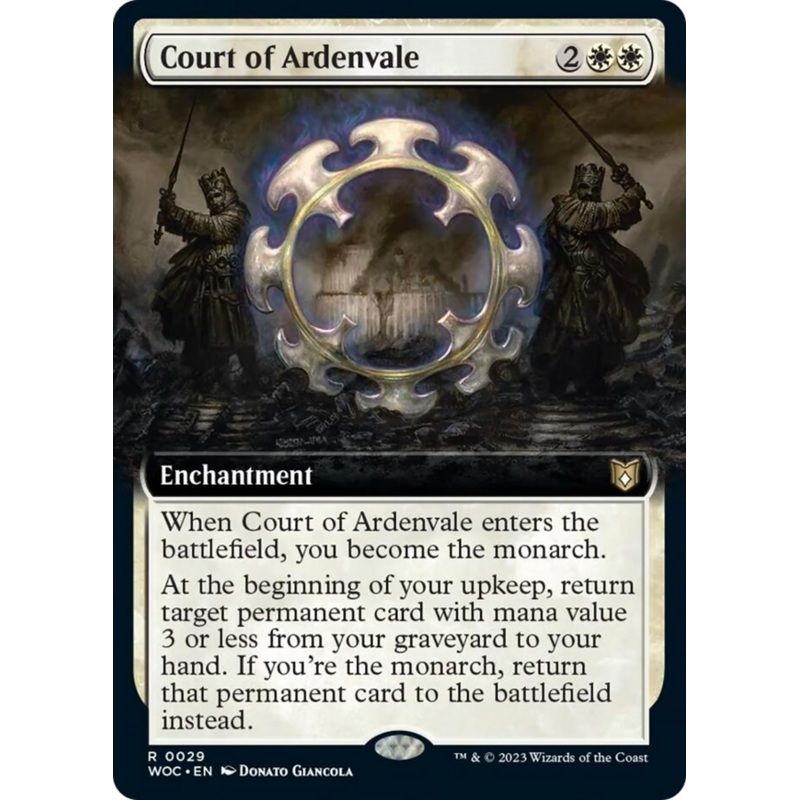 Court of Ardenvale (Extended Art) [Wilds of Eldraine Commander]